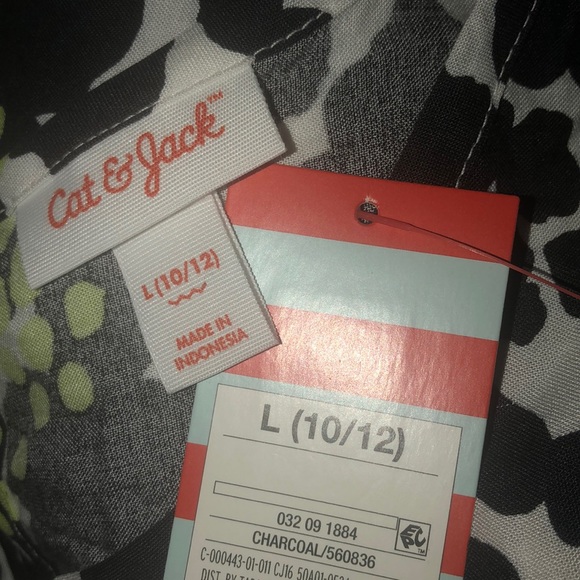 Cat & Jack Girls' Charcoal Maxi Dress - Picture 3 of 5